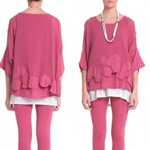 NWT - Gauze Circle Tunic